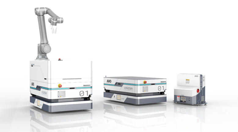 梦之城數位開發的自主式移動機器人（AMR250M），搭配全向輪並結合AI演算法、2D LiDAR、3D攝影機等技術，協助客戶實現產線全自動化